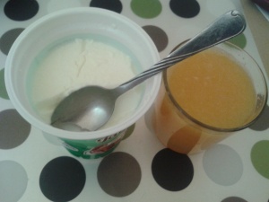 iaurt,suc de portocale